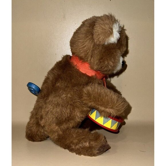 Vintage Carl Original Toy Working Wind Up Bear with Drum - Germany 1950’s 1960’s - Picture 6 of 16